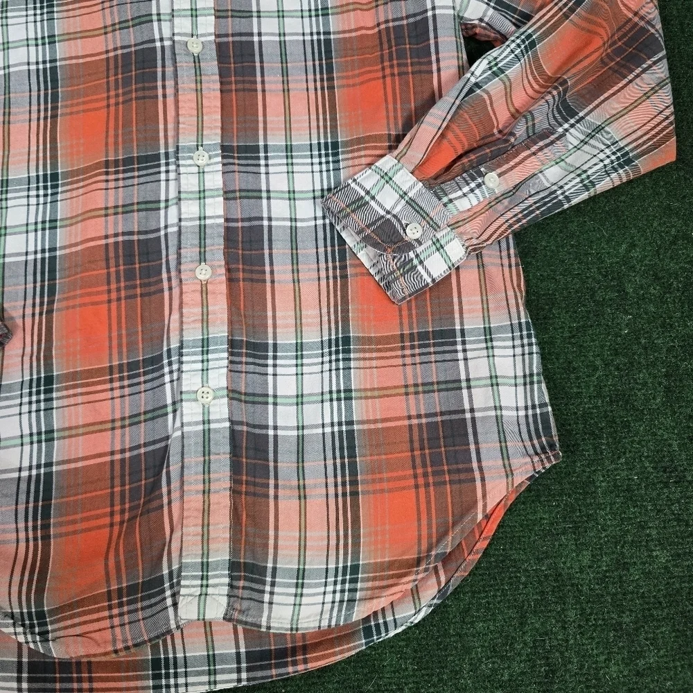 Ralph Lauren | Youth Boys Classic Fit 100% Cotton Plaid Button Down Shirt